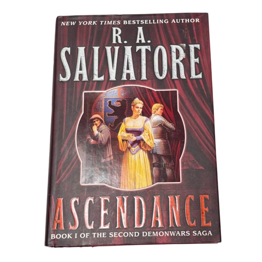 Ascendance Book HC DJ Stated First Edition R.A. Salvatore 2001